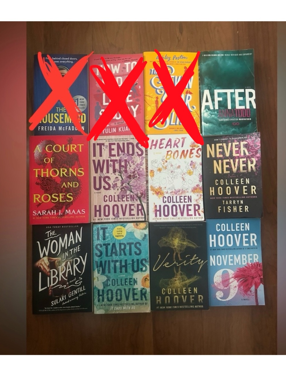 Assorted Book Collection - Popular Novels ($5 per book)